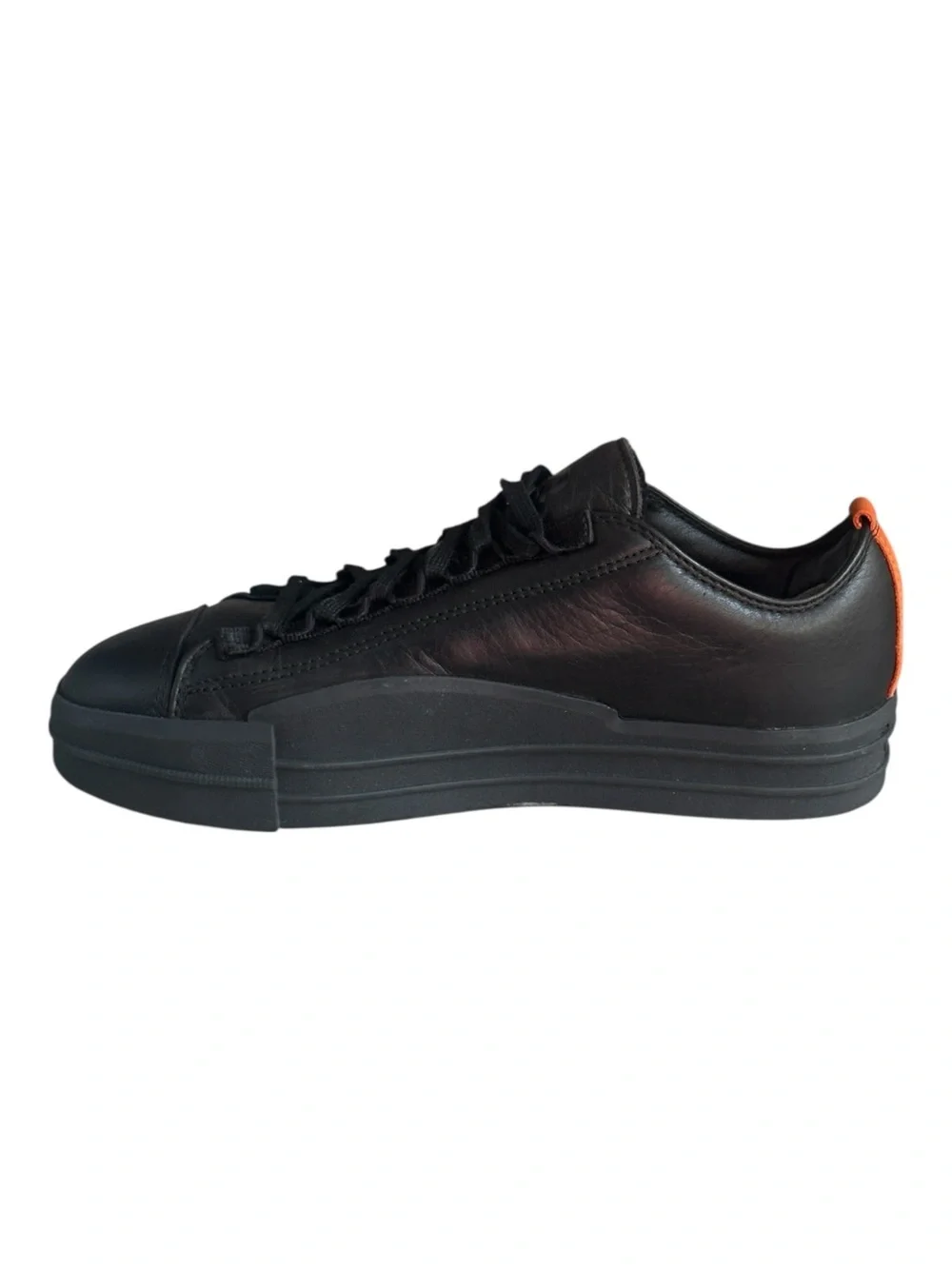 Y-3 Gazelle Black Leather Sneakers Yohji Yamamoto Women’s 6.5 HQ6510 Adidas NWB